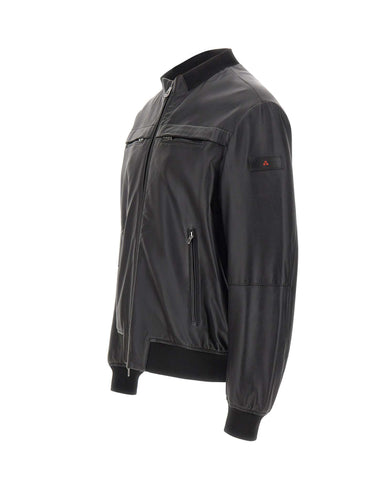 PEUTEREY Giacca in pelle "Sands Le TTP" BLACK Uomo 