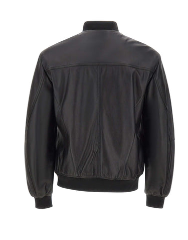 PEUTEREY Giacca in pelle "Sands Le TTP" BLACK Uomo 