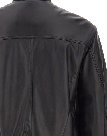 PEUTEREY Giacca in pelle "Sands Le TTP" BLACK Uomo 
