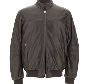 PEUTEREY Giacca in pelle "Fionia TT" BROWN Uomo 