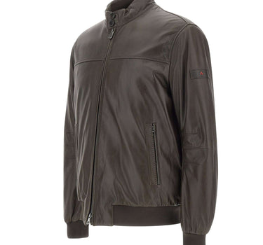 PEUTEREY Giacca in pelle "Fionia TT" BROWN Uomo 