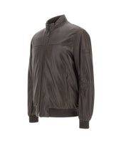 PEUTEREY Giacca in pelle "Fionia TT" BROWN Uomo 