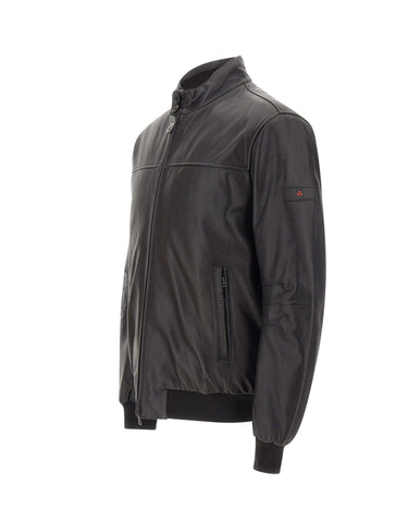 PEUTEREY Giacca in pelle "Fionia TT" BLACK Uomo 