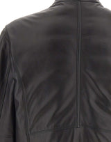 PEUTEREY Giacca in pelle "Fionia TT" BLACK Uomo 