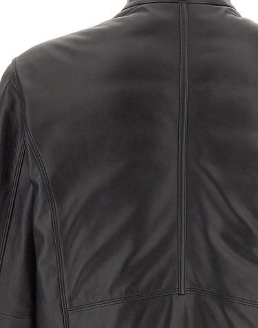 PEUTEREY Giacca in pelle "Fionia TT" BLACK Uomo 