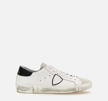 PHILIPPE MODEL PARIS Sneakers "Low Basic" WHITE Uomo 