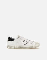 PHILIPPE MODEL PARIS Sneakers "Low Basic" WHITE Uomo 