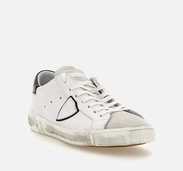 PHILIPPE MODEL PARIS Sneakers "Low Basic" WHITE Uomo 