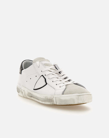 PHILIPPE MODEL PARIS Sneakers "Low Basic" WHITE Uomo 