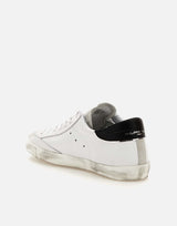 PHILIPPE MODEL PARIS Sneakers "Low Basic" WHITE Uomo 