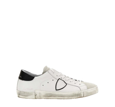 PHILIPPE MODEL PARIS Sneakers "Low Basic" WHITE Uomo 