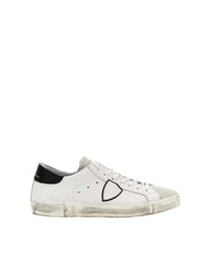 PHILIPPE MODEL PARIS Sneakers "Low Basic" WHITE Uomo 