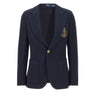 POLO RALPH LAUREN Blazer con stemma ricamato BLUE Donna 