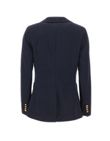 POLO RALPH LAUREN Blazer con stemma ricamato BLUE Donna 