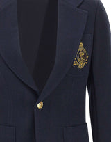 POLO RALPH LAUREN Blazer con stemma ricamato BLUE Donna 