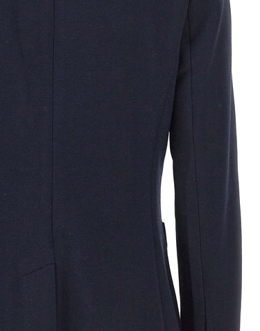 POLO RALPH LAUREN Blazer con stemma ricamato BLUE Donna 
