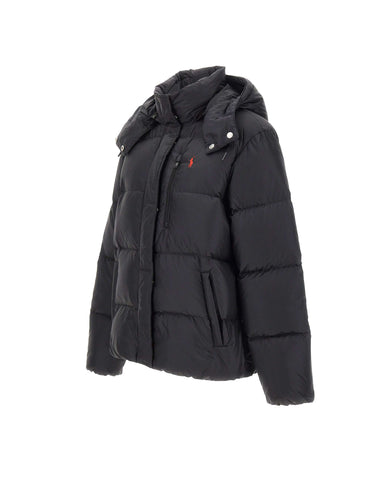 POLO RALPH LAUREN Giubbotto imbottito di peso medio BLACK Donna 