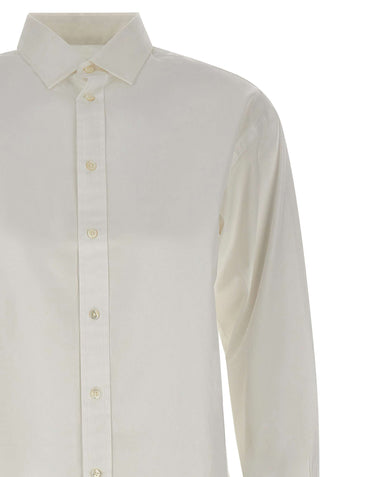 POLO RALPH LAUREN Camicia oversize WHITE Donna 