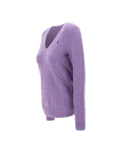 POLO RALPH LAUREN Maglia "Classics" PURPLE Donna 