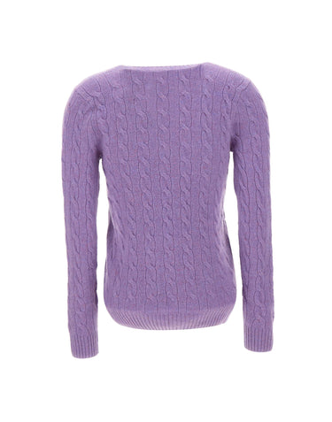 POLO RALPH LAUREN Maglia "Classics" PURPLE Donna 