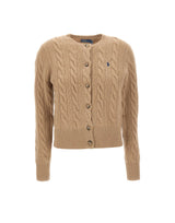 POLO RALPH LAUREN Cardigan in lana e cashmere BEIGE Donna 