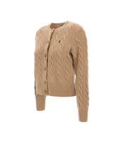 POLO RALPH LAUREN Cardigan in lana e cashmere BEIGE Donna 