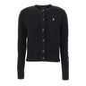 POLO RALPH LAUREN Cardigan in lana e cashmere BLACK Donna 
