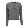 POLO RALPH LAUREN Cardigan in lana e cashmere GREY Donna 