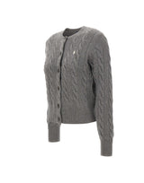 POLO RALPH LAUREN Cardigan in lana e cashmere GREY Donna 