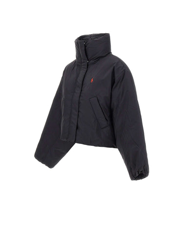 POLO RALPH LAUREN Piumino corto oversize BLACK Donna 