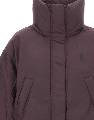 POLO RALPH LAUREN Piumino corto oversize PURPLE Donna 