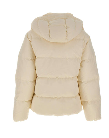 POLO RALPH LAUREN Piumino con logo WHITE Donna 