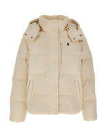 POLO RALPH LAUREN Piumino con logo WHITE Donna 