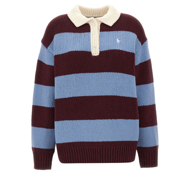 POLO RALPH LAUREN Maglione in lana con collo polo MULTICOLOR Donna 
