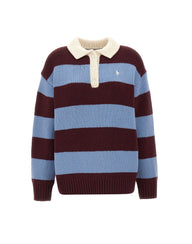 POLO RALPH LAUREN Maglione in lana con collo polo MULTICOLOR Donna 