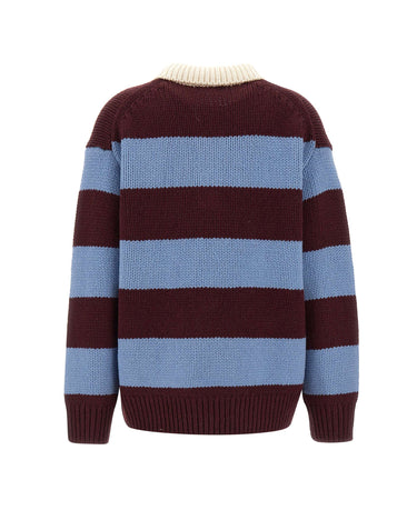 POLO RALPH LAUREN Maglione in lana con collo polo MULTICOLOR Donna 
