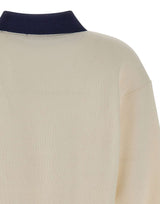 POLO RALPH LAUREN Felpa con colletto polo WHITE Donna 