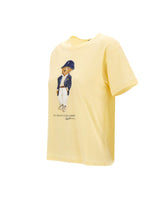 POLO RALPH LAUREN T-shirt "Bear" YELLOW Donna 