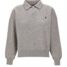 POLO RALPH LAUREN Felpa in misto cotone a mezza zip GREY Donna 