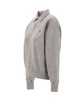 POLO RALPH LAUREN Felpa in misto cotone a mezza zip GREY Donna 