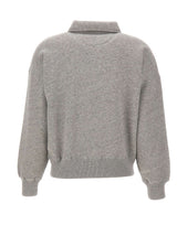 POLO RALPH LAUREN Felpa in misto cotone a mezza zip GREY Donna 
