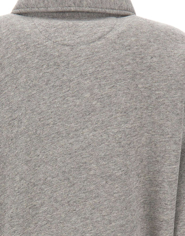 POLO RALPH LAUREN Felpa in misto cotone a mezza zip GREY Donna 