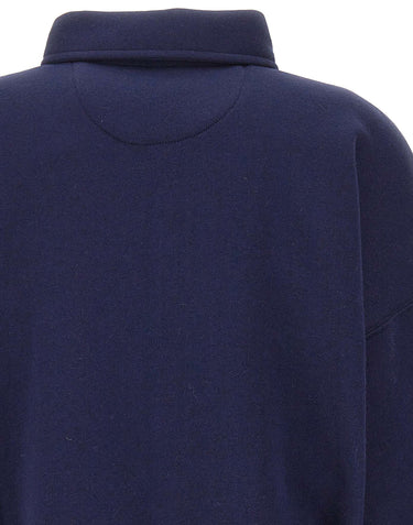 POLO RALPH LAUREN Felpa in misto cotone a mezza zip BLUE Donna 