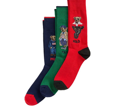 POLO RALPH LAUREN Set tre calzini MULTICOLOR Uomo 