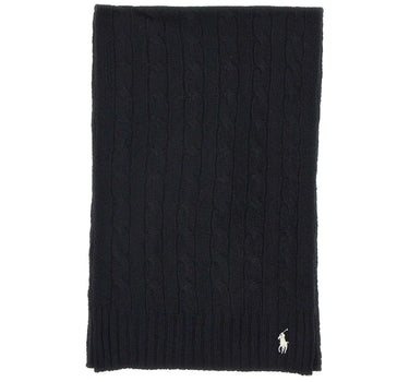 POLO RALPH LAUREN Sciarpa in lana e cashmere BLACK Donna 
