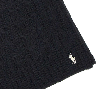 POLO RALPH LAUREN Sciarpa in lana e cashmere BLACK Donna 
