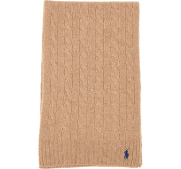 POLO RALPH LAUREN Sciarpa in lana e cashmere BROWN Donna 