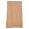 POLO RALPH LAUREN Sciarpa in lana e cashmere BROWN Donna 
