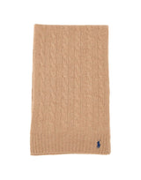 POLO RALPH LAUREN Sciarpa in lana e cashmere BROWN Donna 