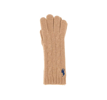 POLO RALPH LAUREN Guanti in lana e cashmere BROWN Donna 